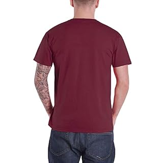 Rolling Stones The T Shirt Tumbling Dice Band Logo Nouveau Officiel Maroon Rouge - Les Beatles, Paul McCartney, John Lennon, RIngo Starr, George Harrison Rolling Stones The T Shirt Tumbling Dice Band Logo Nouveau Officiel Maroon Rouge – Image 2