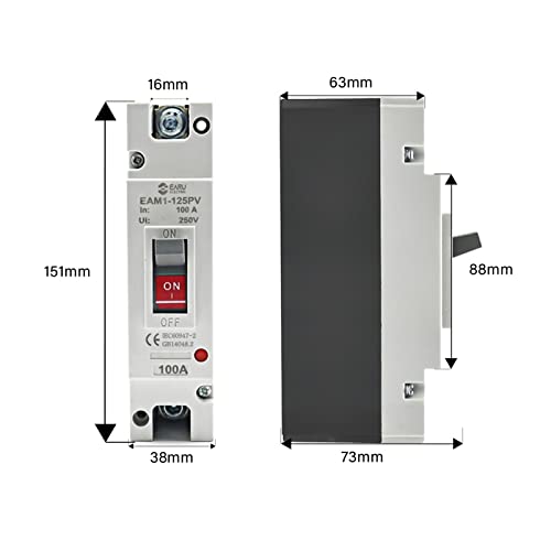 Disjoncteur boîtier moulé solaire DC 500V 160A pour protection PV - 3