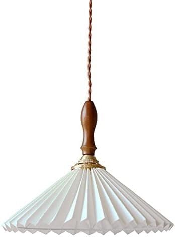 CSXSXAUO Chandelier PVC Lampshade Single Head V-intage Retro Brass Restaurant Bar Shop Pendant Lights Height,Pendant