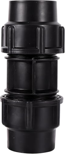 LUbrel Raccord Rapide for Tuyau d'eau, vanne 20/25/32/40/50 mm, raccord coudé for Tuyau d'eau, raccord en Plastique for l'irrigation agricole, raccords en PVC PE(Straight 20mm)