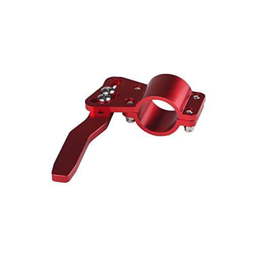 ウィンカーレバー ポジションアップキット 角度調整可能 18φ-28φmm対応 ステアリング用 ウィンカー延長ステー レッド