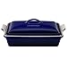 Le Creuset Heritage kamionka zadaszona prostokątna zapiekanka, 4-Quart, indygo