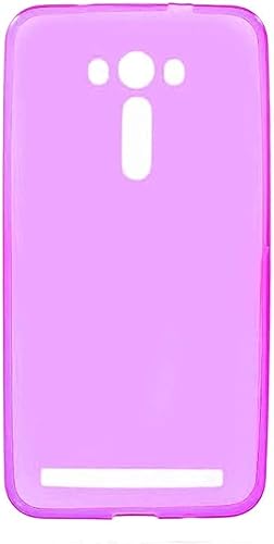 compatibile con ASUS ZENFONE 2 LASER ZE550KL ZE551KL 5.5 (Z00LD) Copertura Custodia Cover Protezione display flessibile Gel Silicone TPU Morbida Matte Ultra Soft Slim Case (Fucsia)