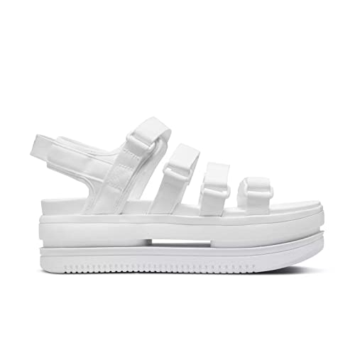 Nike Women's Icon Classic Sandal Na White/Pure Platinum-White (Dh0224 100) - 9 #TOP1