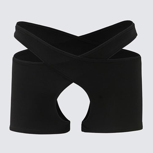 Mens Low Rise Briefs Stretch Breathable Hollow Separate Underpants Solid Brief Comfortable Fit Daily Wear Underwear2