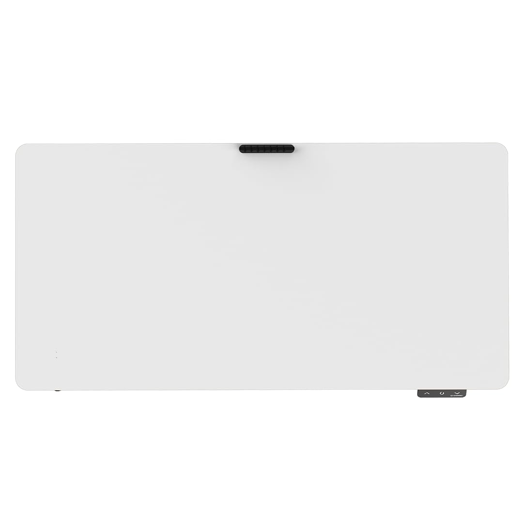 ULTRADESK - Pulsar Kinderschreibtisch Höhenverstellbar - Höhenverstellbarer Schreibtisch - 120x60x55-81cm - Computertisch für 2 Monitore - für Kinderzimmer, Jugendzimmer - Weiß