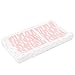 Premium Baby Changing Pad Covers 4 Pack – Girl – Pure Cotton Machine Washable Pink and White Changing Table Cover – Diaper Changing Pad Cover Sheets