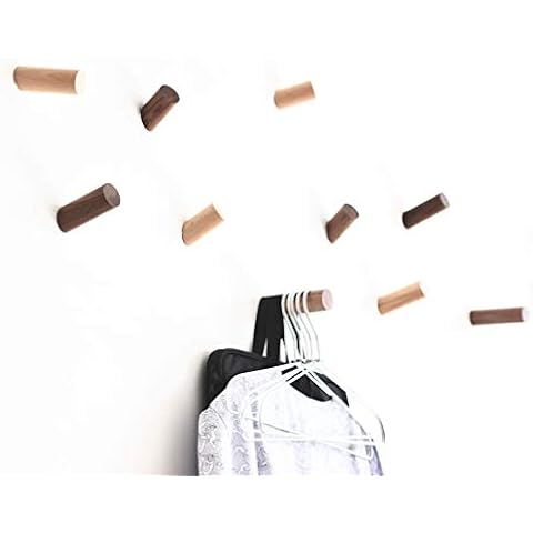 anaan One-Tenth Diseño Perchero Pared Madera Colgador Abrigos Gancho Pared Pasillo Moderno Decorativo nordico Cover