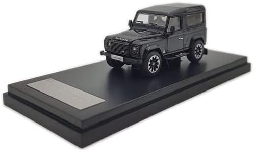 LCD ModelsLCD64016-BL - Lan. Rov. Defend. 90 Works V8 70Th Edition Black 2018 - scale 1/64 - miniature model car