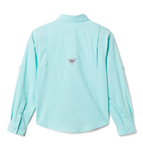 Columbia Youth Boys Tamiami Long Sleeve Shirt, Gulf Stream, X-Large #TOP1