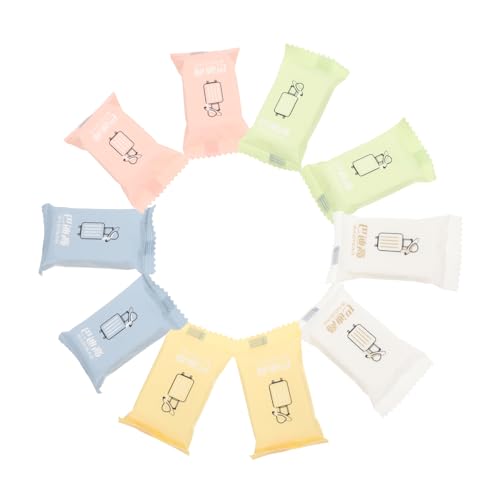 OATIPHO 1 Juego Toalla Facial Desechable Comprimida De Viaje Toalla Mini Portátil Para Limpieza Facial Para Uso Exteriores Y 10 Piezas
