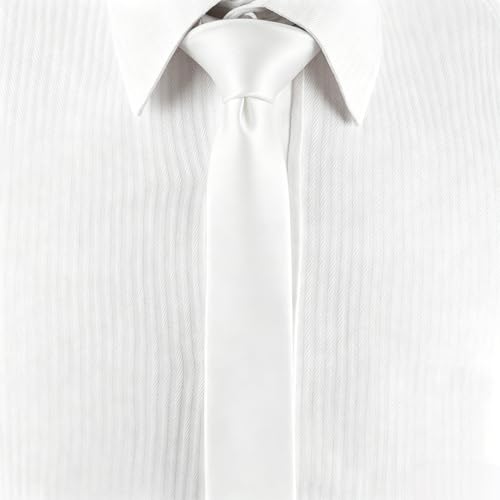 Image of Landisun Black Tie Men Women Solid Skinny Ties Slim Ties Satin Tie