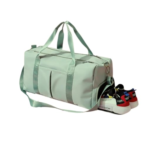 Bolsa transversal Mala de Academia Bolsa esportiva de viagem, ideal Para Banhos De Piscina, Bolsa de ginástica impermeável, praia, natação, ioga, esportes (Verde claro)