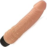 Dildo Vibration für frauen 18cm Vibrator Sex spielzeug Dildo realistisch ⌀3,3-4,2cm Vibrator für frauen Beige G punkt vibration für frauen Sex speilzeuge Multispeed Dildo vibrator Vibratoren D10-4