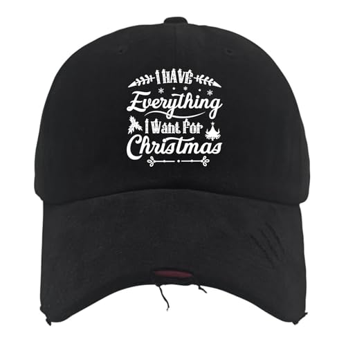 I Have Everything I Want for Christmas Golf Hat Men Hat AllBlack Womens Hat Gifts for Mom Golf Hat