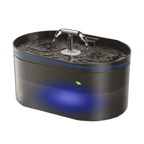 Fuente de Agua para Mascotas 2.2L con Doble Salida T Silenciosa