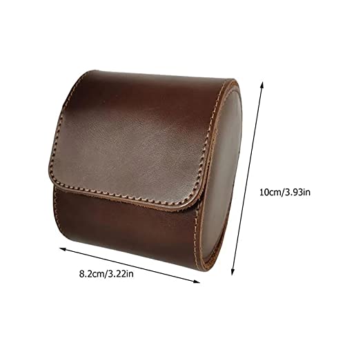 Support de montre en cuir marron, le cadeau idéal avec boîte de rangement