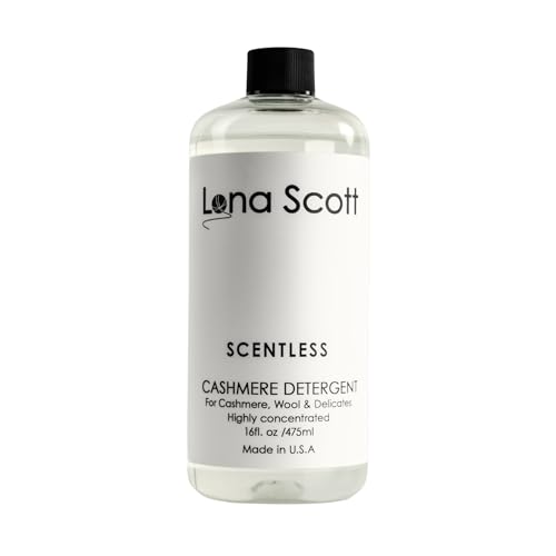 Cashmere, Wool & Delicates Shampoo Detergent 42 Loads. Made in U.S.A (Scentless)