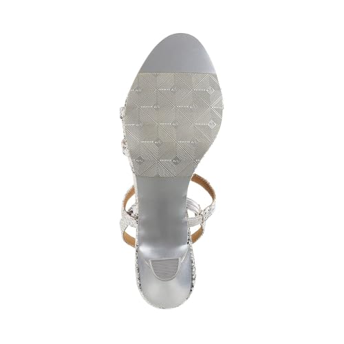 Image of Metro Women Synthetic Leather Kitten Heel Fashion Sandal