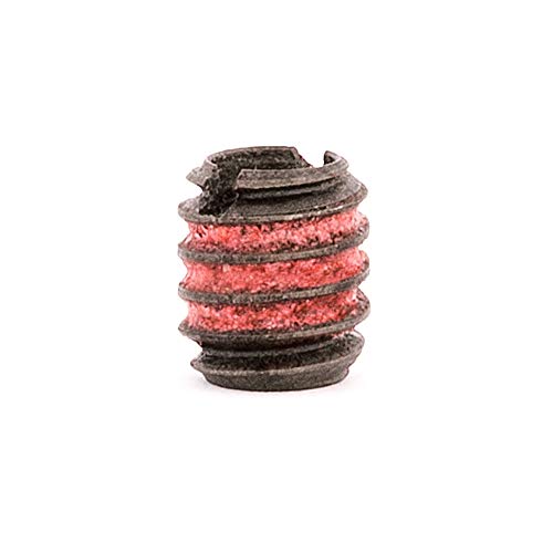 E-Z Lok Externally Threaded Insert, C12L14 Carbon Steel, Meets AISI 12L14, M3-0.5 Internal Threads, M6x1.0 External Threads, 6.48mm Length, Made in US (Pack of 10)
