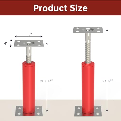 Foroiron M248R04 4 Pack Red House Jacks thumb #4