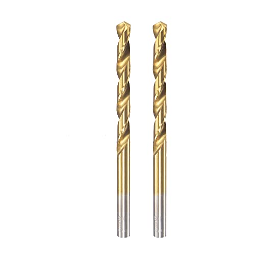 Foret hélicoïdal 6.1mm acier rapide HSS titane pour perçage précis de métaux