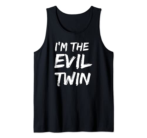 I'm The Evil Twin Divertente Halloween Fratelli Abbinamento Abiti Canotta