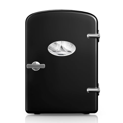 YSSOA 6L 8 Cans Compact Mini Fridge, Warmer and Cooler...