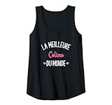La meilleure Coline du monde. Cadeau bff best friend. Un cadeau avec prenom femme pour fête d'anniversaire ou noël, offrez ce cadeau unique et plein d'humour à Coline qui porte son prénom et un message drôle pour lui faire une belle surprise.