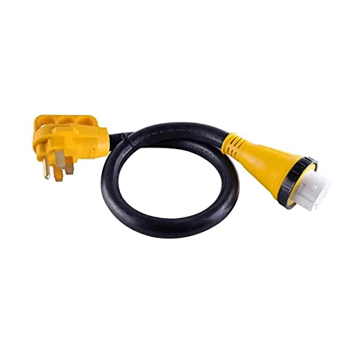 Superior Electric RVA1533 50 ft. 50 Amp NEMA SS 2-50R RV 6AWG Cord with Connector Plug NEMA 14-50P & Handle