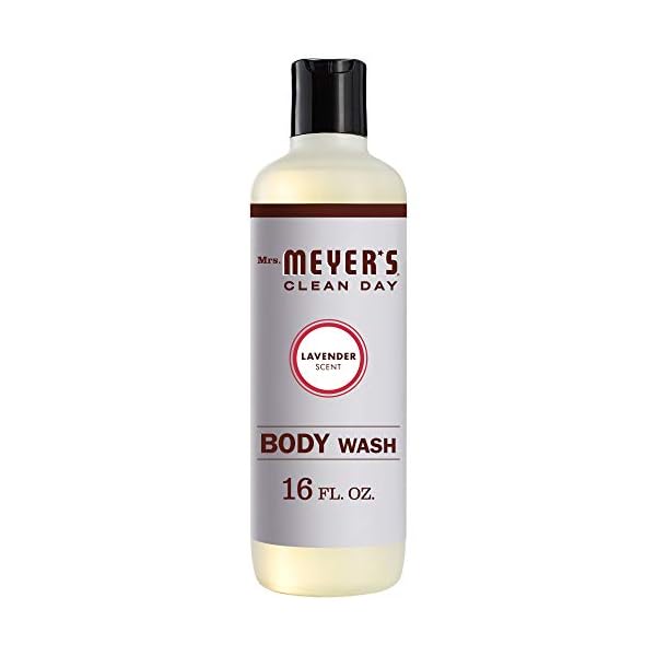 Mrs-Meyers-Clean-Day-Moisturizing-Body-Wash-for-Women-and-Men-Cruelty-Free-and-Biodegradable-Shower-Gel-Made-with-Essential-Oils-Lavender-Scent-16-oz MRS. MEYER'S CLEAN DAY Moisturizing Body Wash for Women and Men, Biodegradable Shower Gel Formula Made with Essential Oils, Lavender, 16 oz