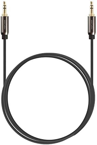 Audio Cable (3.0M/10FT), FosPower 3.5mm Stereo Jack [24K Gold Plated | Step Down Design] Auxiliary Aux Audio Cable Cord Compatible with Headphones, iPods, iPhones, iPads, Home/Car Stereos and More