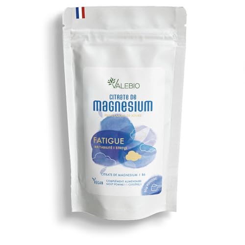 Valebio Citrate de Magnésium Poudre 80g