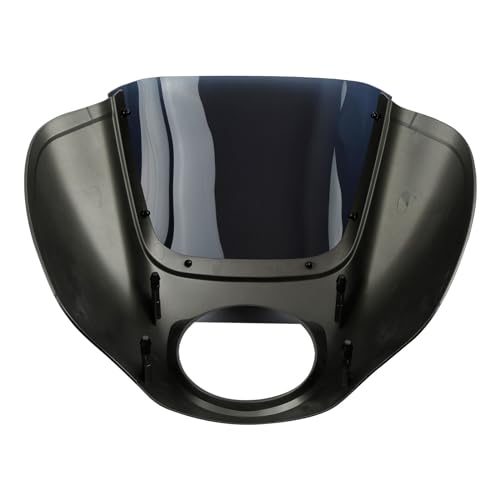 Image of Front Headlight Quarter Fairing Windshield Fit For Harley Softail Low Rider FXLR Street Bob FXBB 2018-2020 Low Rider S FXLRS 2020-2025 Softail Standard FXST 2020-2024 Industrial Gray /Black Denim