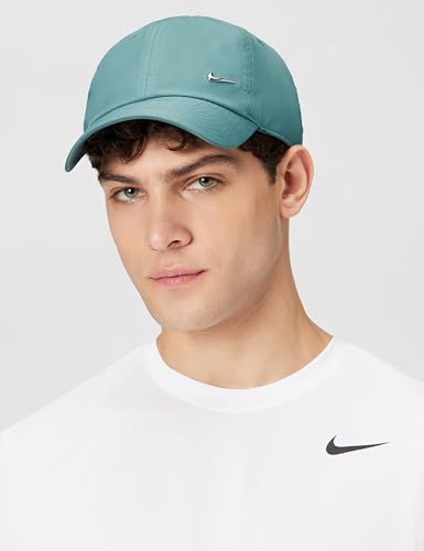 Image of Nike Unisex Adult Dri-FIT Club Unstructured Metal Swoosh Cap Hat | Mens and Womens