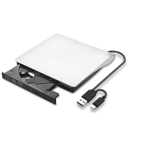 Bosiyrggrl Carcasa para Unidad Externa de DVD/CD-ROM/RW USB 3.0, 5 Gbps, Alta Velocidad, 12,7 mm, para Ordenador Portátil o de Escritorio, Color