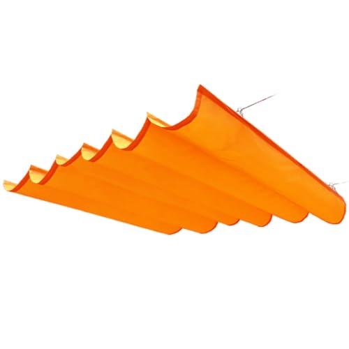 Parasol retráctil ondulado, toldo de protección UV de poliuretano con kit de montaje para pérgola al aire libre, patio, jardín, 95% de cobertura de sombra, impermeable, resistente a los rayos UV