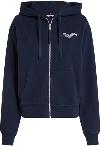 Sweat droit zippé en coton - vue 4