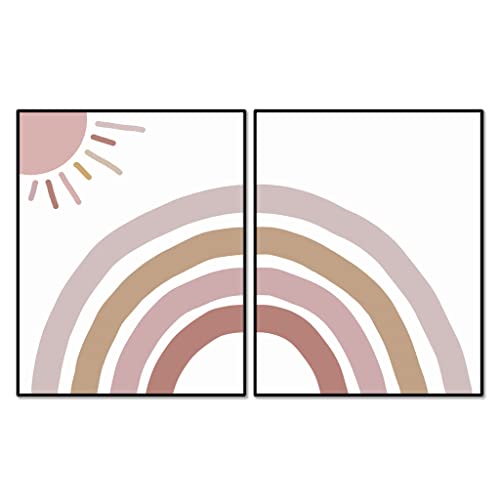 Rainbow Nursery Decor, Neutral Rainbow Wall Decor, Girl’s Room Decor, Kids Room