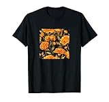 Marigold Watercolor Wildflower Pattern Merch
