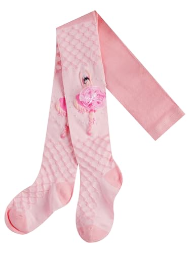 Kids Girls Ballet Dancer Tights Dance Socks Opaque Ballerina Pantyhose Dancer Printed Panty Transition Stockings3