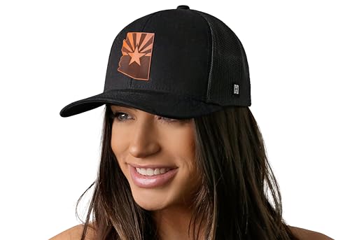 Image of HAKA State Flag Series Trucker Hat for Men & Women, Adjustable Baseball Hat, Golf Hat Snapback