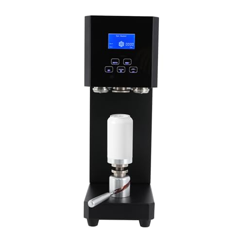 Automatic Can Sealer Machine, Can Seamer Machine for Plastic Aluminum Cans,Tin cup sealing machine, Commercial Soda Can Sealer for Homes, Bars, Cafes, Beverage Stores, Fast Food Restaurants