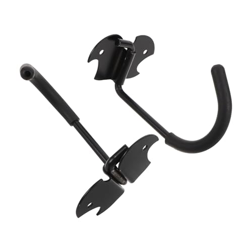 Toyvian Ganchos para Bicicletas de Montaña 2 Piezas Soporte de Pared Metálico Resistente para Garaje Colgador Vertical Ahorro Espacio Almacenamiento Interior Hogar