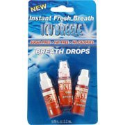 Icy Breeze Cinnamint - Liquid Breath Drops, Sugar-Free and No Calories, 3.2 ml,(Greenbrier International)