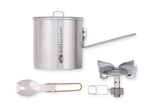 Système de cuisson parfait pour un randonneur en haute montagne et bivouac sauvage