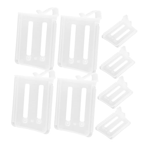 HONMEET 8 piezas Separadores Ajustables para Nevera de Divisores Laterales Resistentes para Organizador de Alimentos Domésticos