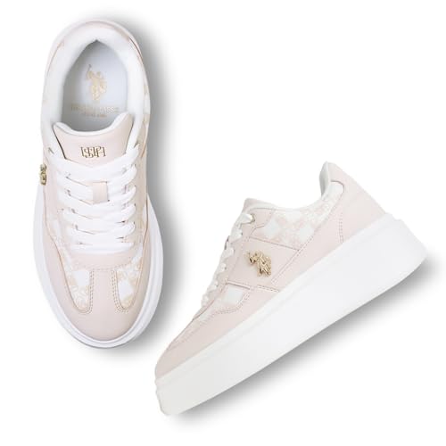 Image of U.s polo assn.Women Marlene 2.0 Nude Casual Shoes with Comfort Insole