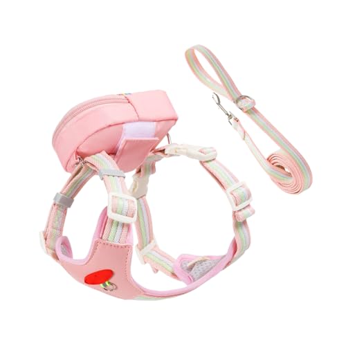 Arnés Anti- Perro | Suministros Ajustables para Mascotas Transpirables - arnés y Cuerda de tracción para Cachorros | para pequeños, medianos y Cachorros Diarios Caminando Actividades al Aire
