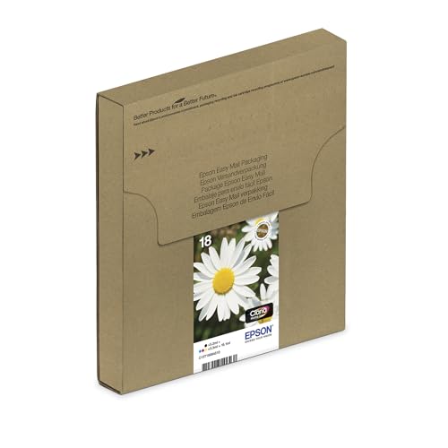 Epson C13T18024010 - Cartucho de tinta, cian válido para los modelos Expression Home XP-425, XP-422, XP-415, XP-412, XP-212, XP-202, XP-102 Ya disponible en Amazon Dash Replenishment, Normal